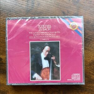 Yo-Yo Ma J.S. Bach Cello Suites CD. 6 Unaccompanied Cello Suites Complete Music